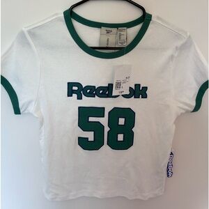 Reebok x Forever 21 collab cropped tee